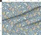 Blue Cowboy Pastel Rustic Country Western Style Down Home Cowgirl Custom Printed Fabric by Spoonflower Various Fabrics by the Yard or Fat Quarter